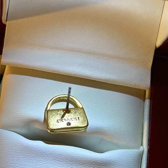 Brand New Gold Coach Tabby Studs. - Picture 4 of 5